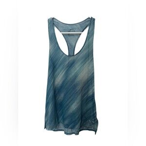 Nike Blue Backless Sleeveless Tank Top